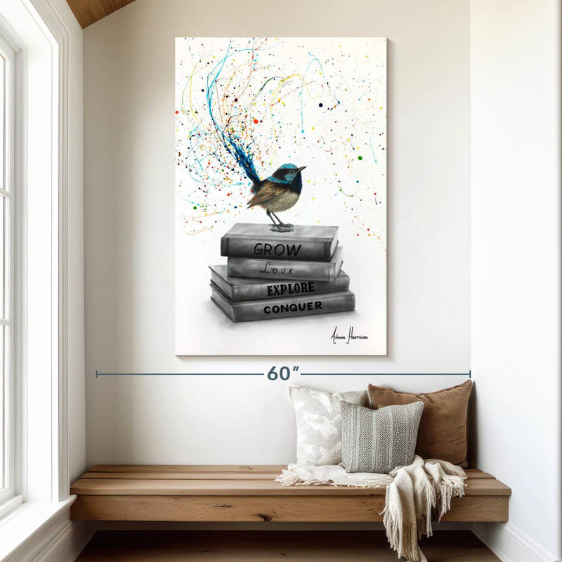 Brampt Building Books, 51" H x 34" W