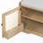 Rattan Shoe Bench with Removable Cushion & Adjustable Shelves-118858664