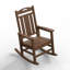 Chaise Adirondack berçante en PEHD pour l'extérieur-1400496668