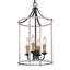 Lustre cylindrique 4 lumières façon bougie