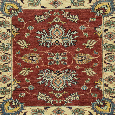 Tapis décoratif multicolore à motif abstrait