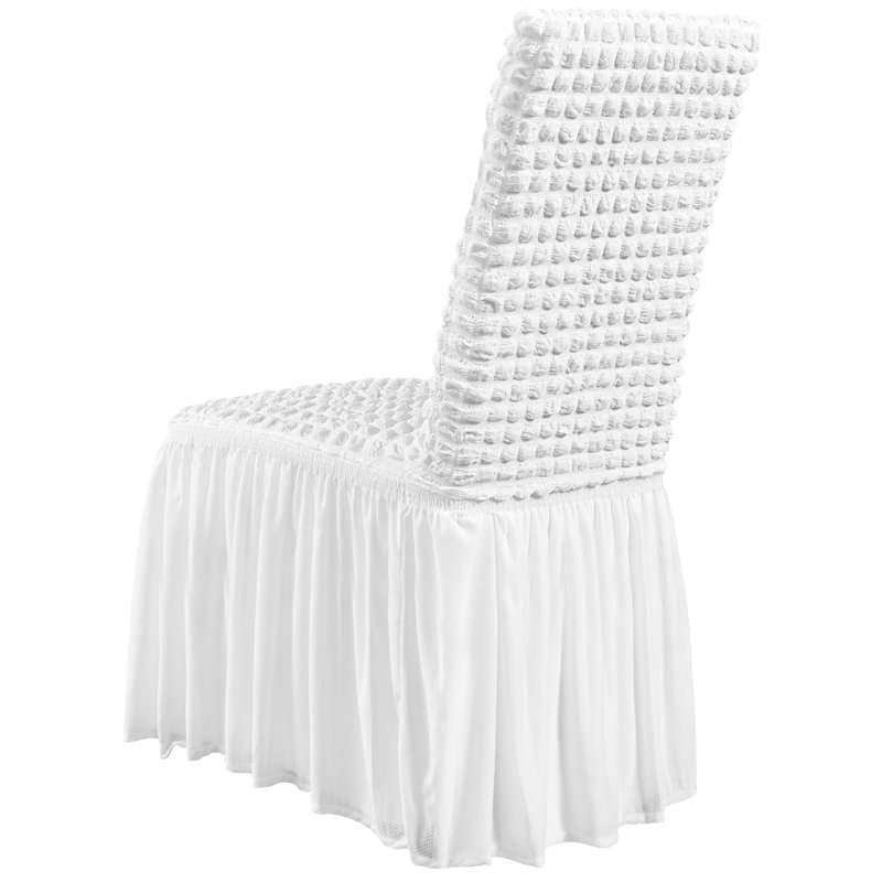Polyester Folding Chair Covers, White