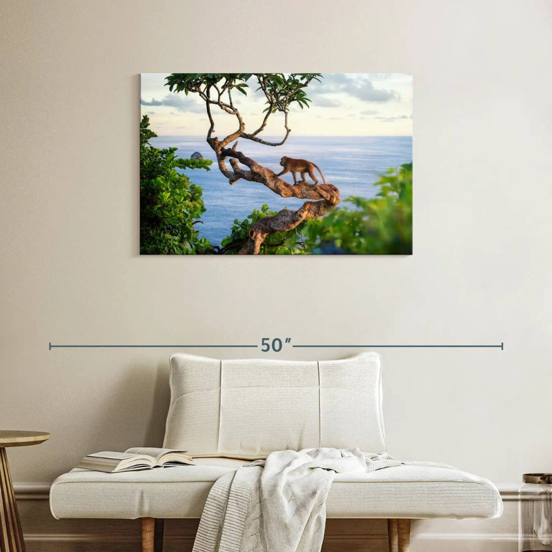 Brampt Balinese Monkey, 24" H x 36" W