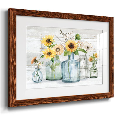 Sunflower Extravaganza, reproduction d'art encadrée