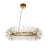 16-Lights Stainless Steel Firework Crystal Chandelier For Living Room And Dining Room-2142357508