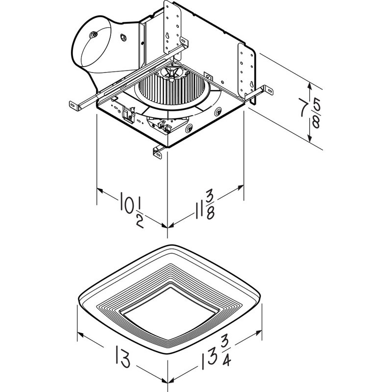 150 CFM Bathroom Fan