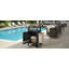 Chariot de barbecue 33,9 po avec abattant