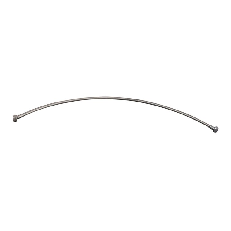 Barclay 48'' Curved Fixed Shower Curtain Rod 