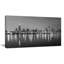 «Chicago Skyline at Night Black and White» - reproduction de photo-415524395-415524407