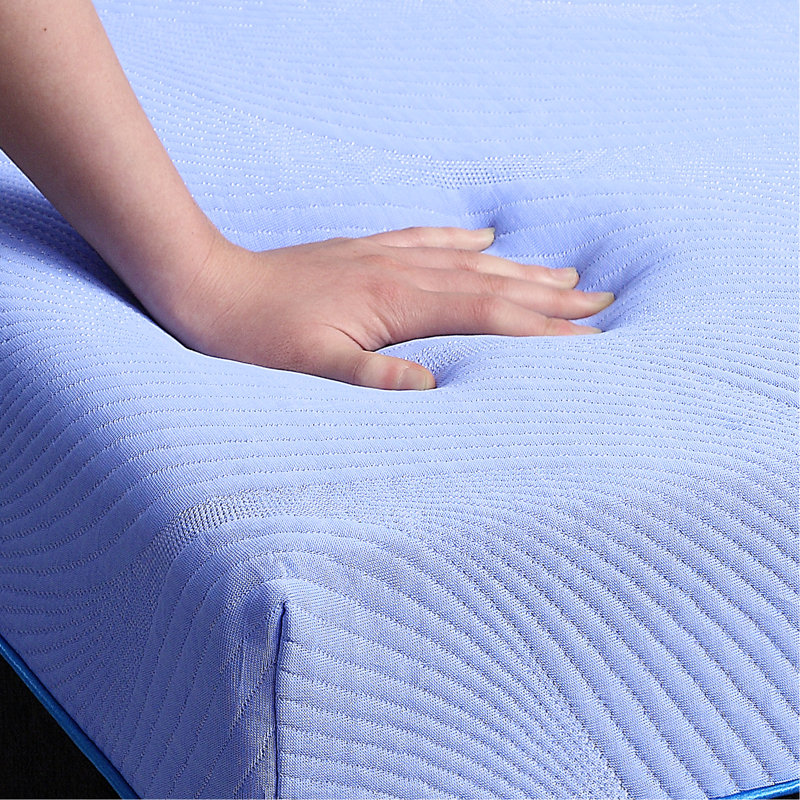 Grand matelas avec housse respirante et ressorts 1,5 po, matelas en mousse, grand, pour une nuit de détente