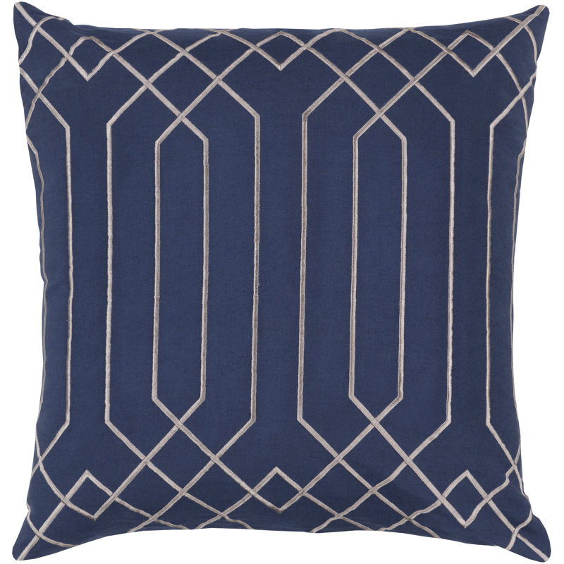  Coussin Lin, 22 po x 22 po, Mauve, Duvet