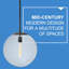 Luminaire suspendu à 1 lumière Warby-60647213-60750677-60750676