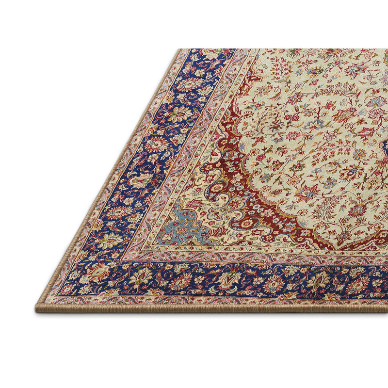Tapis oriental beige, Rectangle 5 pi x 7 pi
