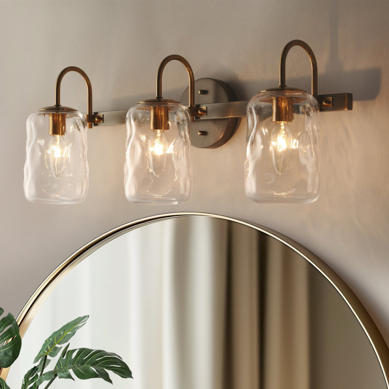 Éclairage de salle de bain à 3 lumières à intensité variable Bergeson, 3