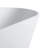 freestanding solid surface soaking bathtub