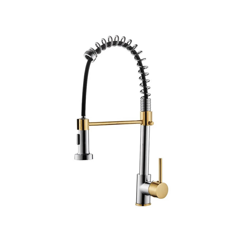 Robinet de cuisine rétractable AvaMalis, Argent