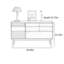 Table buffet à pieds hauts-850007879