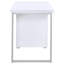Bureau réversible blanc à 3 tiroirs