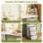 Dressing Table With 3-Color LED Round Mirror, Rotatable 3-Tier Cylindrical Storage, Light Luxury Vanity, Easy Assembly
