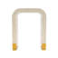 Ensemble de 2 tables d'appoint modernes au design arqué innovant-115047279