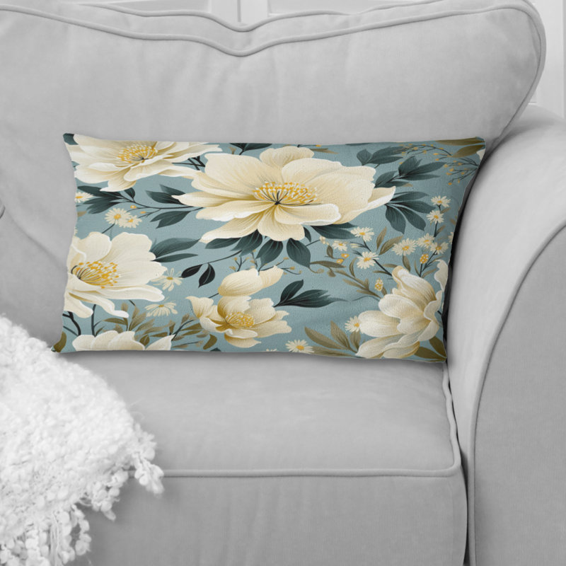 Floral Throw Pillow