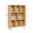 31.5" Bookcase Sideboard Storage Shelf 3-Shelf 8-Module with 4 Solid Wood Legs-191981091