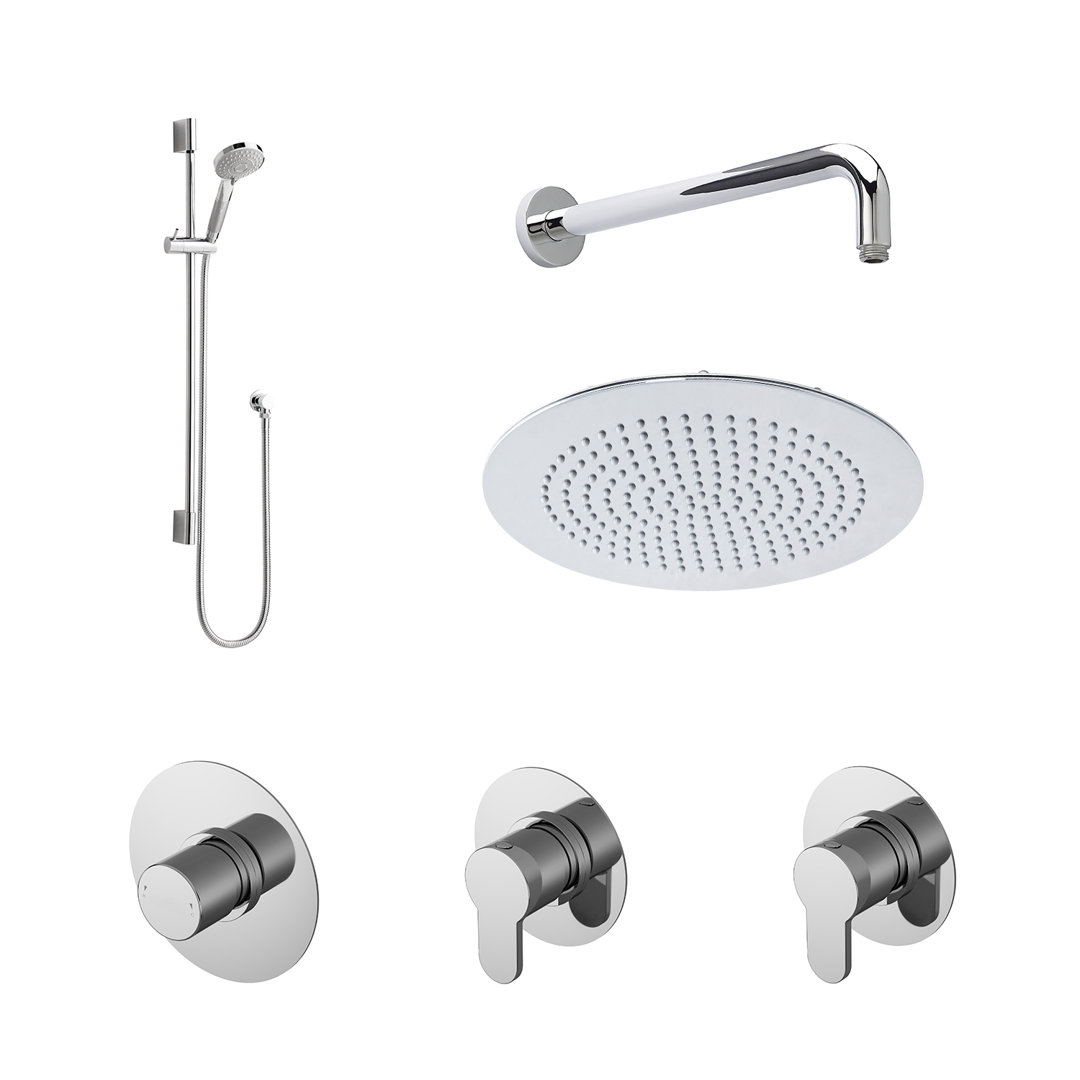 Thermostatic Shower with Fixed Shower Head