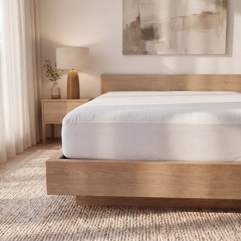 Housse de protection pour matelas avec passe-tringle Rudoick Hypoallergenic, Simple