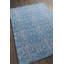 Dollins Authentic Hand-Tufted Handmade Blue & Grey Transitional Arabesque Botanical Wool Area Rug-19940197