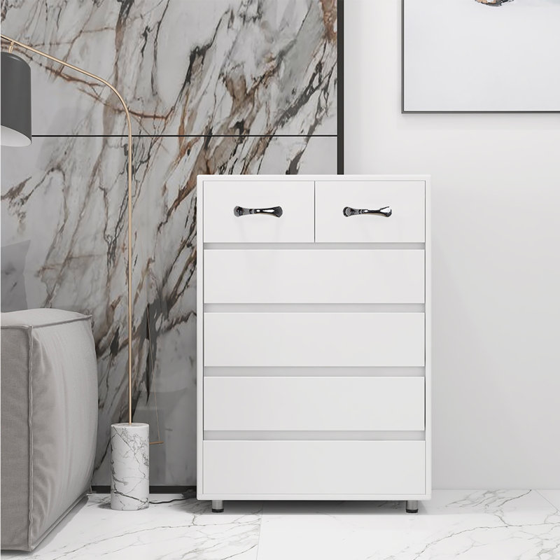 Versatile Multi-Drawer Side Table for Home Organization and Decoration