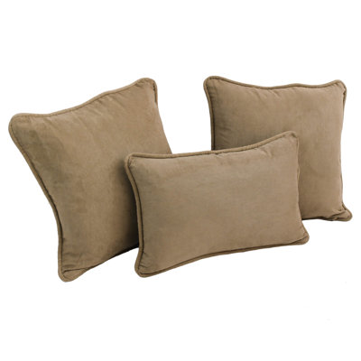Ariatna Microsuede Reversible Throw Pillow