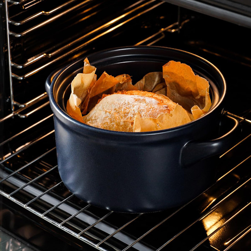 3 Quart Dutch Oven Pot, Midnight Blue