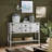 Alcimon Sideboard,Console Table with 2 Drawers and Cabinets,Buffet Server Cabinet-1666644632