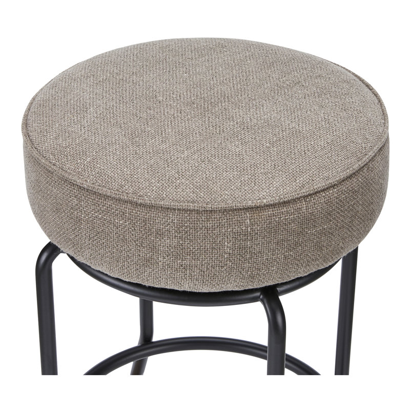 Kelsey Swivel Counter Stool, Light Brown
