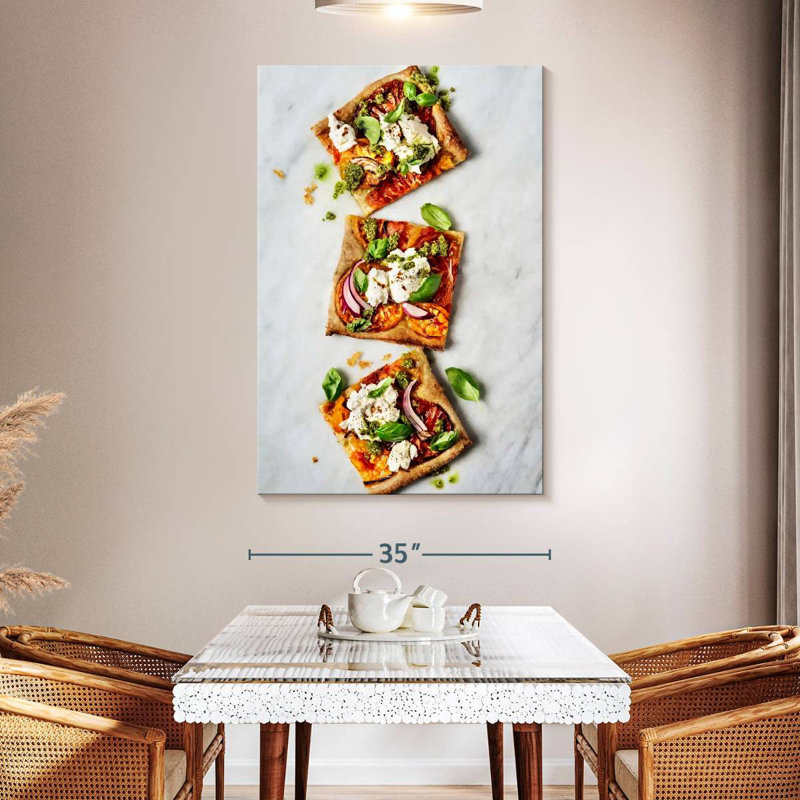 Yarlin Flatbread Pizza Squares, 51" H x 34" W