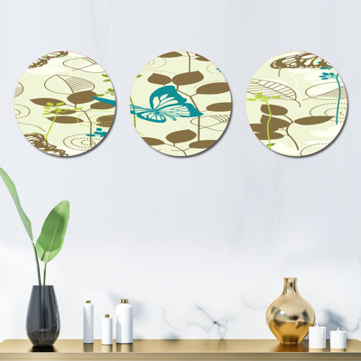 Abstract Wall Decor on Metal
