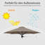 Brustrom 247cm Tilt Wall Mount Parasol-1272340700