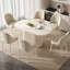 Ensemble de table de salle à manger 70 po avec 4 chaises pour la cuisine, le bar et le salon-2036055179-2036055176