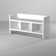 Afanasie 25" Wide Wooden Rectangular Wall Mounted Bathroom Shelf With Storage And Towel Bars