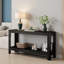 Console de style campagne moderne noir Mirod