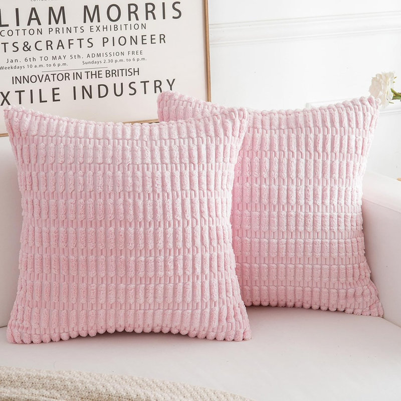 Housse de coussin Boho, Rose
