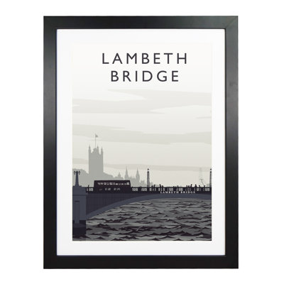 Lambeth Bridge Portrait - Print