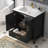 Korde Freestanding Single Bathroom Vanity With Solid Surface Composite Top-58293945-58287914