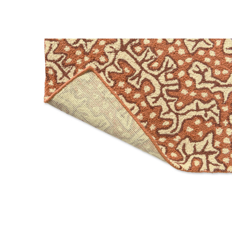Truffle Hand Tufted Floral Area Rug, Rectangle 4'7" x 6'6"