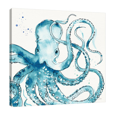 " Deep Sea VIII Teal " by Anne Tavoletti Painting Print