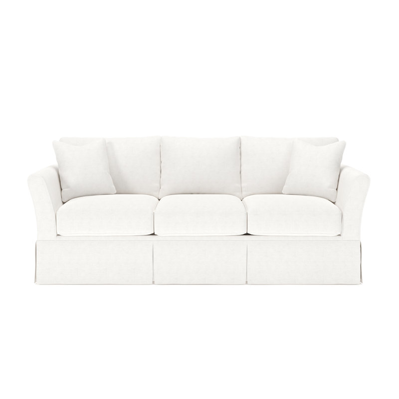 Shelby 82'' Upholstered Sofa, Nomad Snow Crypton® Chenille
