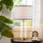 23'' USB Glass Table Lamp Set(Bulbs Included)-1399576613