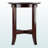 Clara Round Accent End Table in Rich Dark Espresso Finish, 21.79'' H X 17.89'' W X 17.89'' D