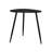 Triangular Solid Wood End Table Black