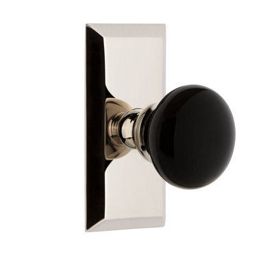 Grandeur Concealed Screw Mechanism Mushroom Knob with Rectangle Rosette